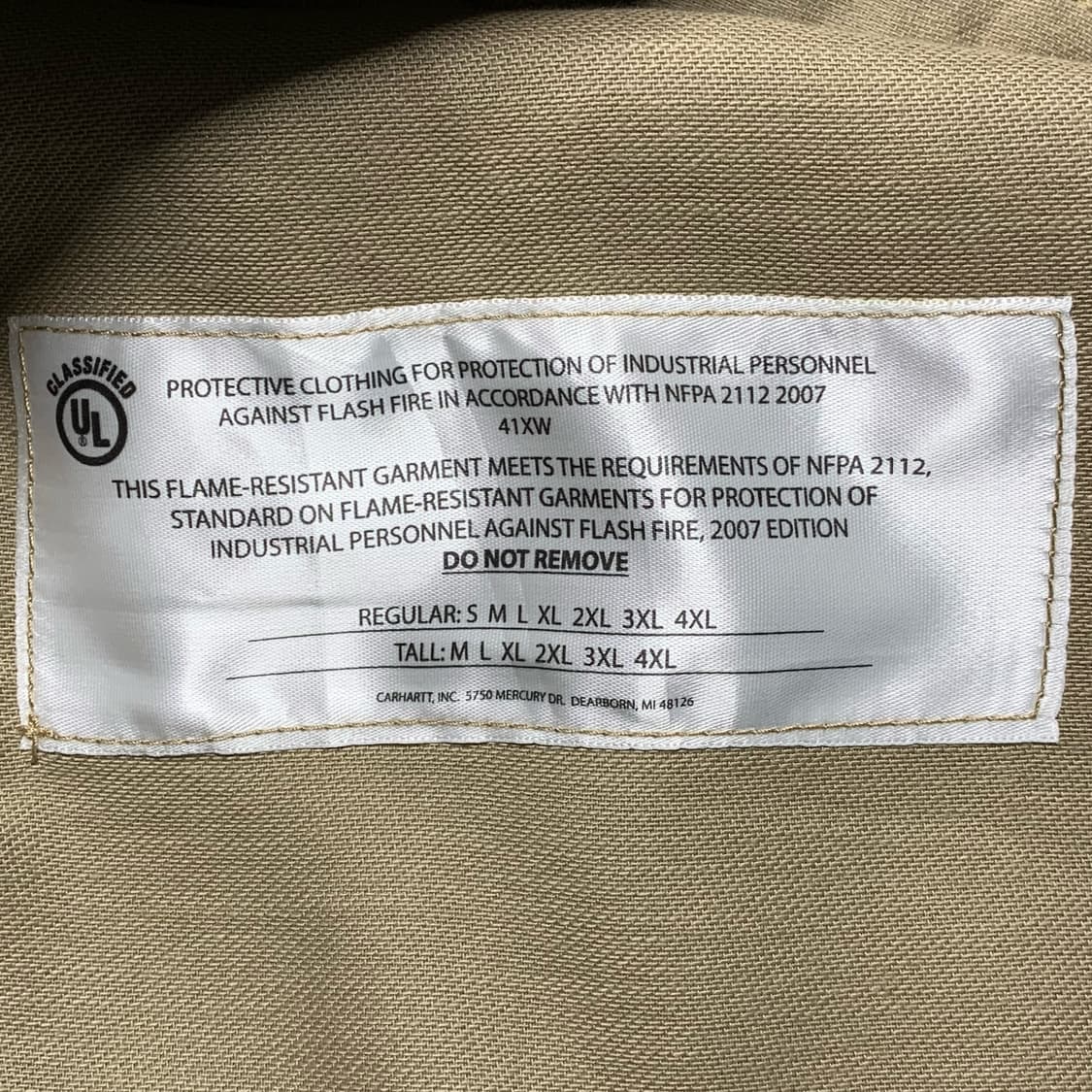 [M/새상품] 칼하트 FR 패치드 워크셔츠 상품이미지7