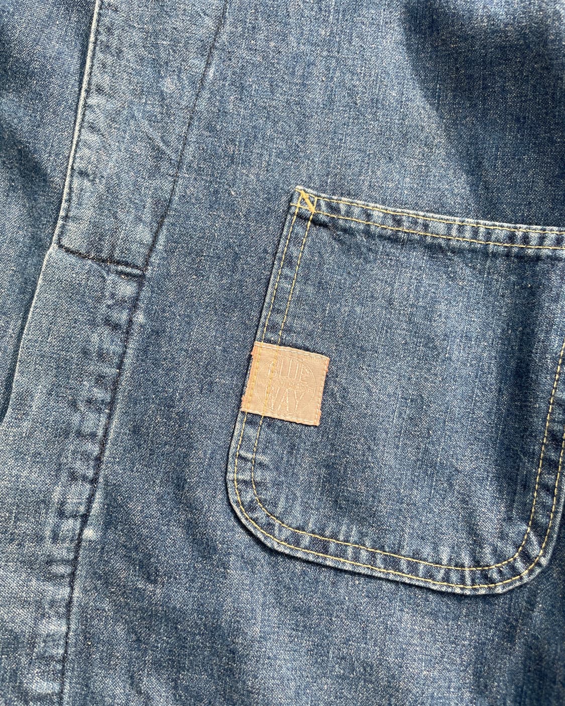 90‘s blue way denim coveralls 상품이미지3