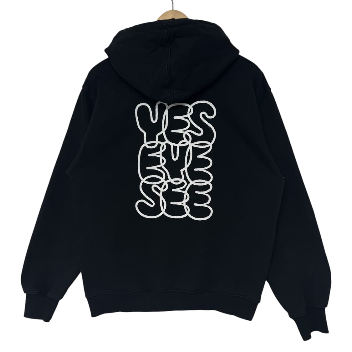 예스아이씨 백로고 후드티 상품이미지1