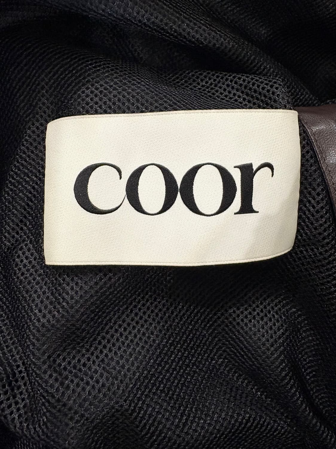 쿠어 멀티 집업 레더 블루종 자켓 상품이미지5