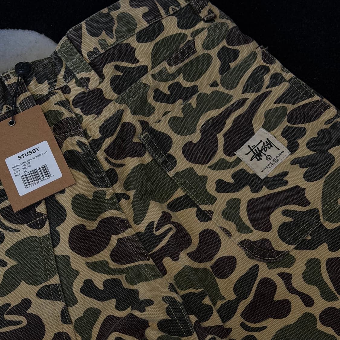 (28) 스투시 카모 워크팬츠 [새상품,택달림] 상품이미지5