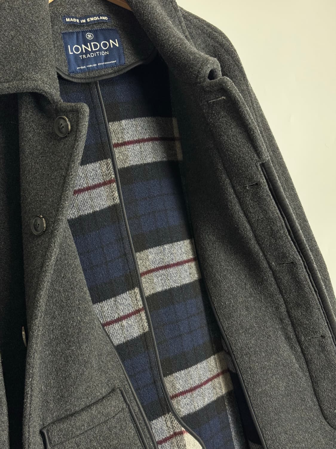 런던 트레디션 발마칸 코트 차콜 그레이 44 상품이미지5