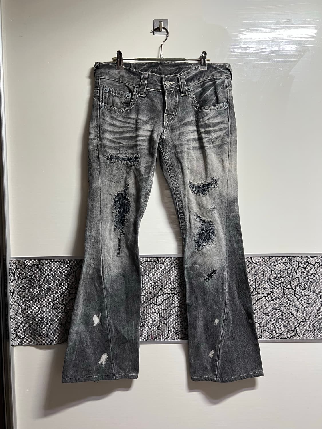 Y2k Tornado mart 토네이도 마트 부츠컷 팬츠 상품이미지1