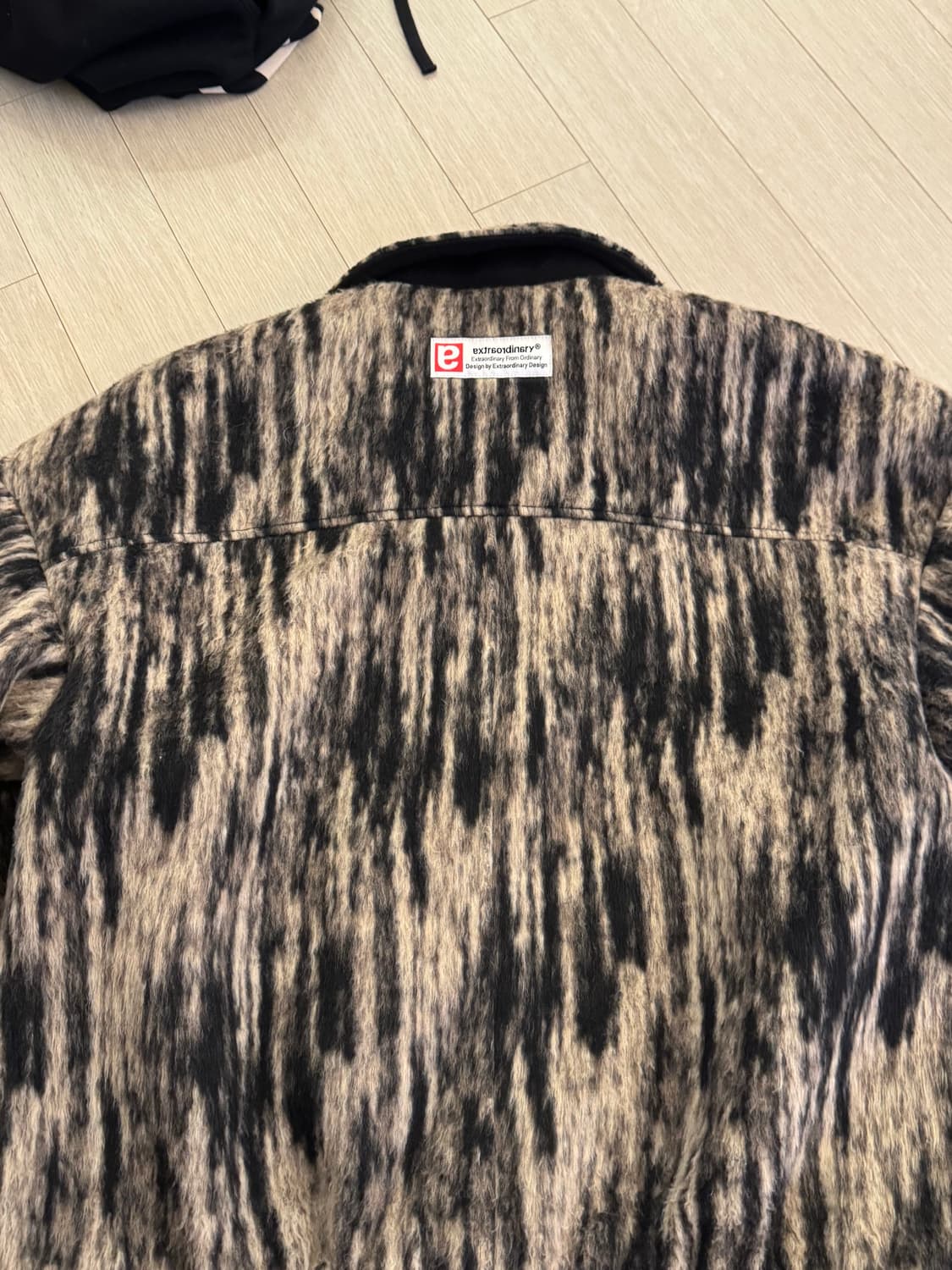 엑스트라오디너리 패턴 브러쉬 자켓 상품이미지3