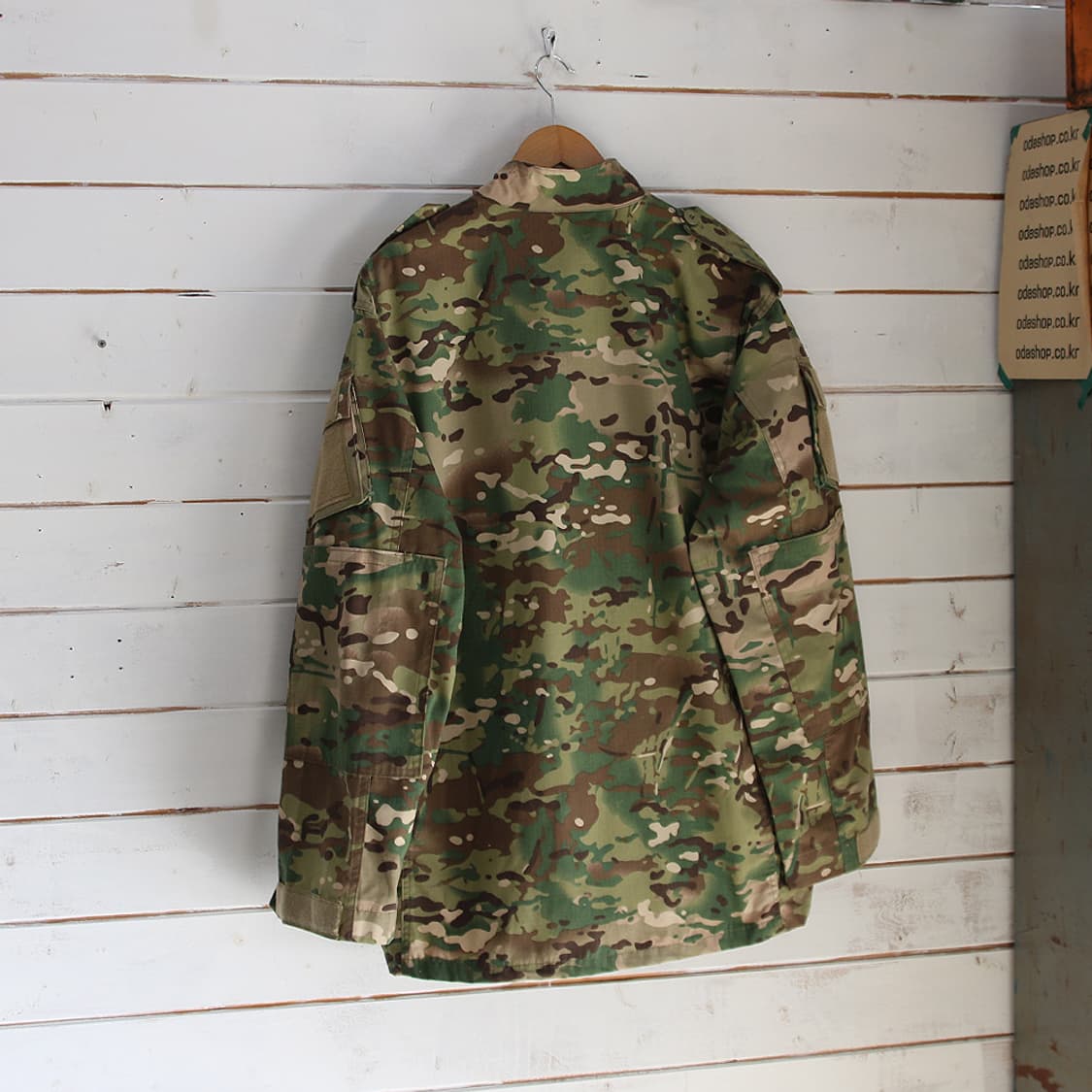 (착용컷) U.S.ARMY 립스탑 컴뱃 자켓 (남성용 110) 상품이미지2