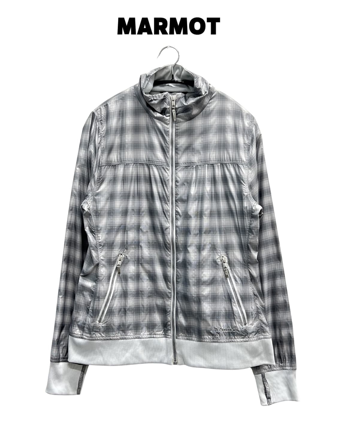 (M) 마모트 우먼스 체크패턴 우븐 자켓 상품이미지1