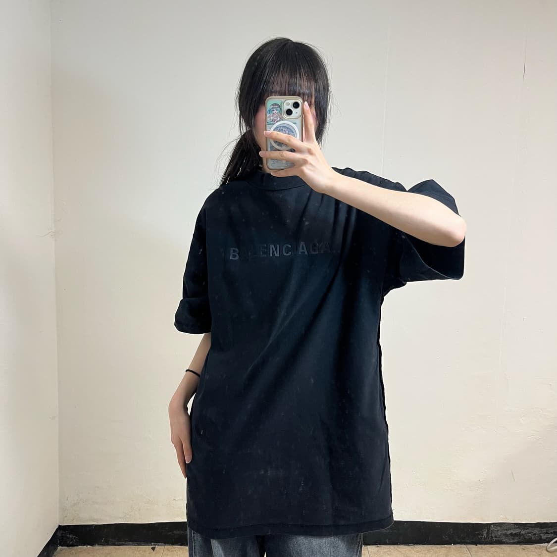 Balenciaga mirror oversized t-shirs 상품이미지1