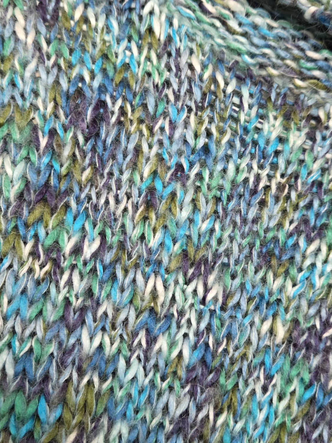 바다색 three&two one 터틀넥 니트 상품이미지2