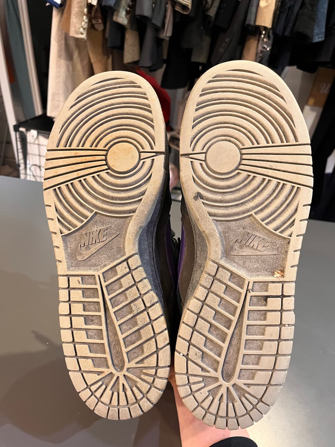 나이키 덩크 CL 뉴스프린트 바시티 퍼플 상품이미지6