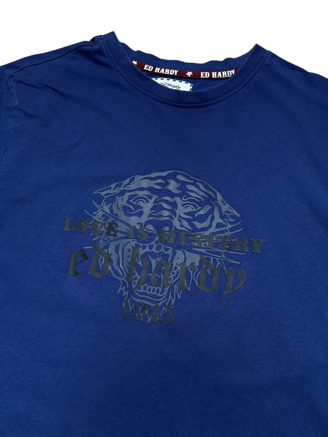 에드 하디 타이거 프린팅 네이비 반팔티 상품이미지3