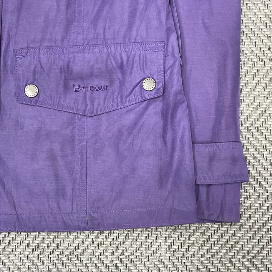 바버 로고 자수 자켓 v0459 상품이미지4