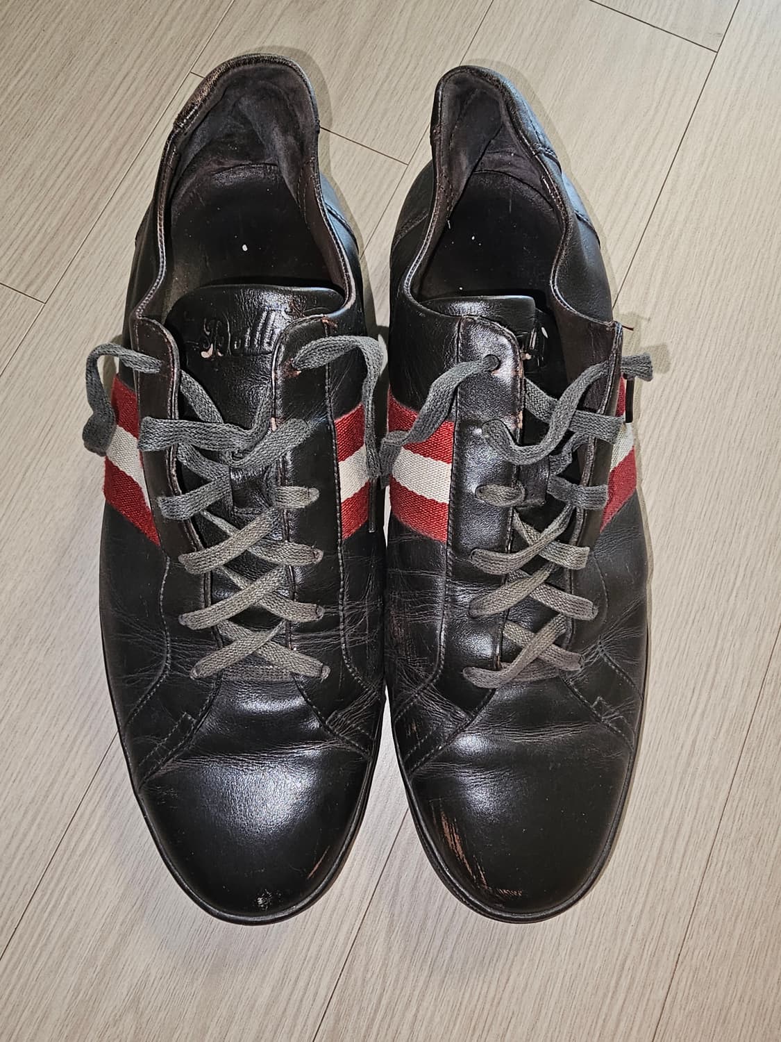발리 Bally stam 브라운가죽 스니커즈 상품이미지1