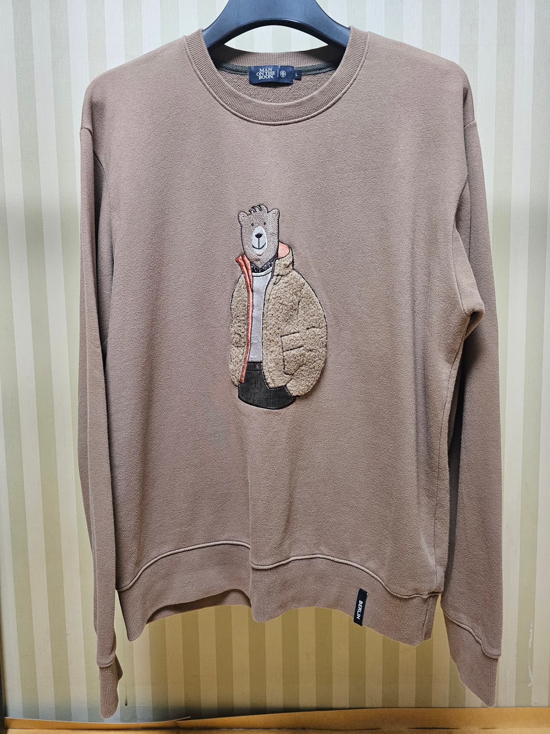 맨온더분 맨투맨 코튼 L 상품이미지1