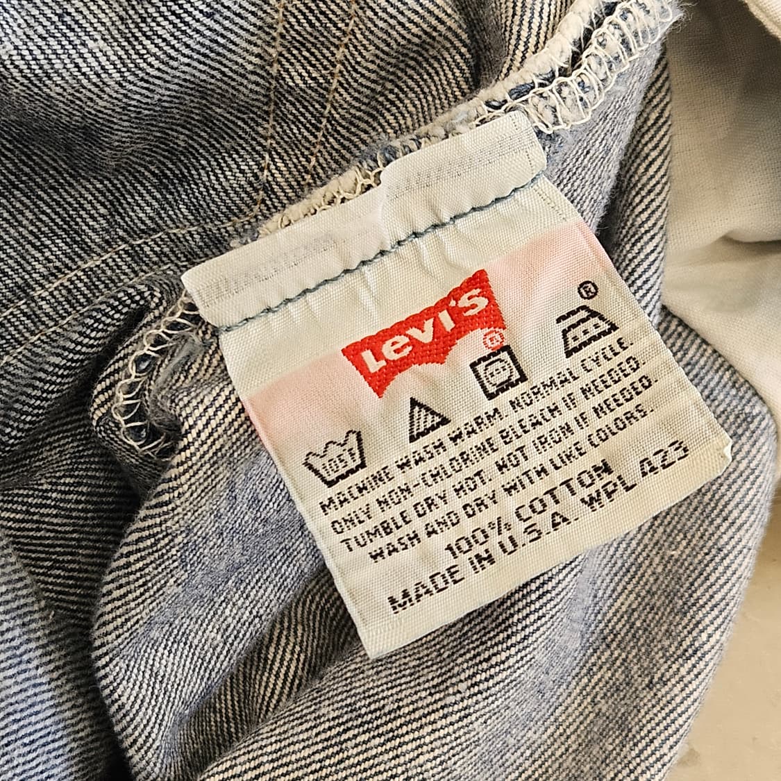 90's levi's 501 빈티지 리바이스 중청 데님 청바지 33~34 상품이미지5
