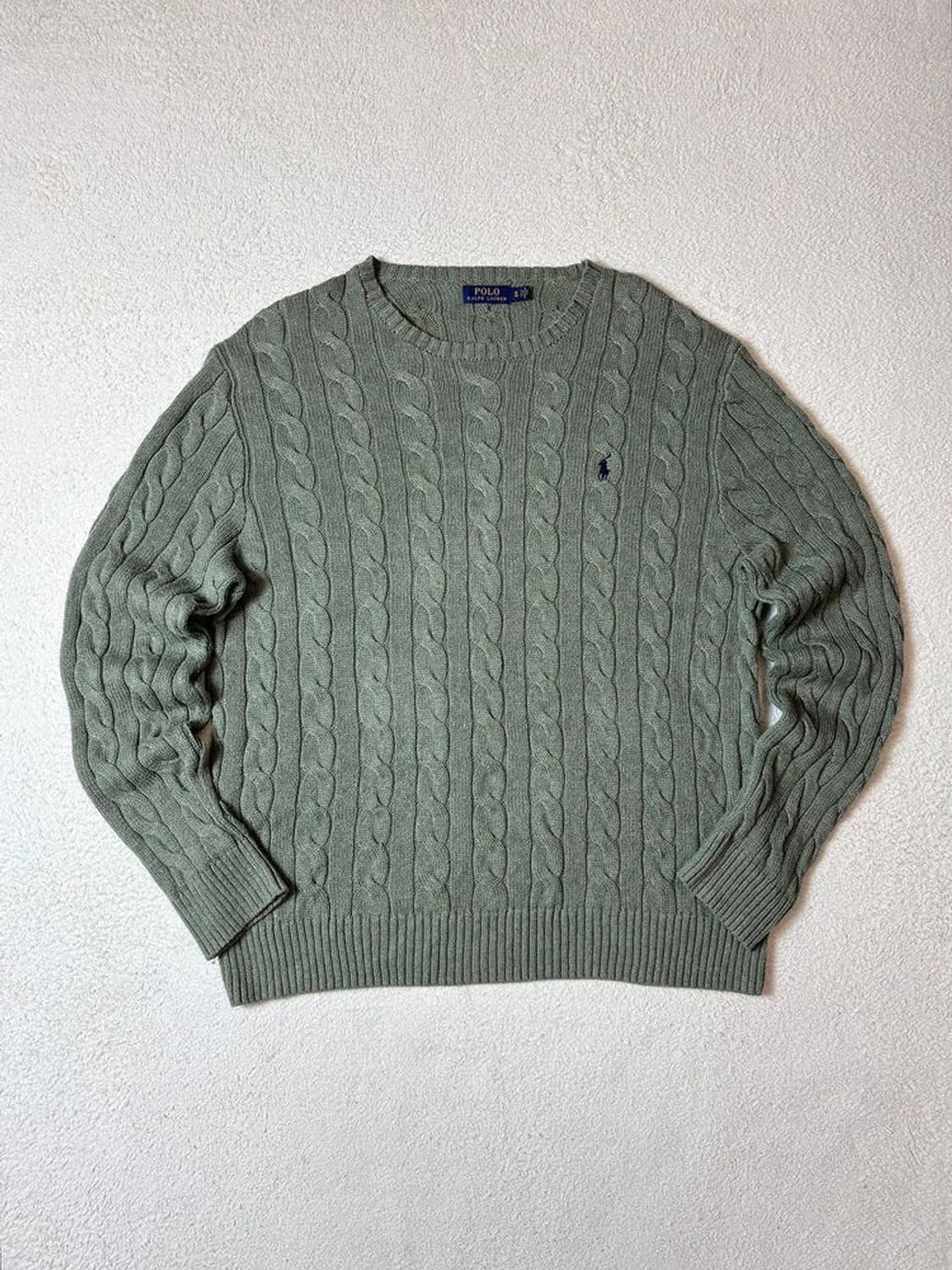 폴로 랄프로렌 10's 코튼 꽈배기 니트 PN7222 상품이미지1