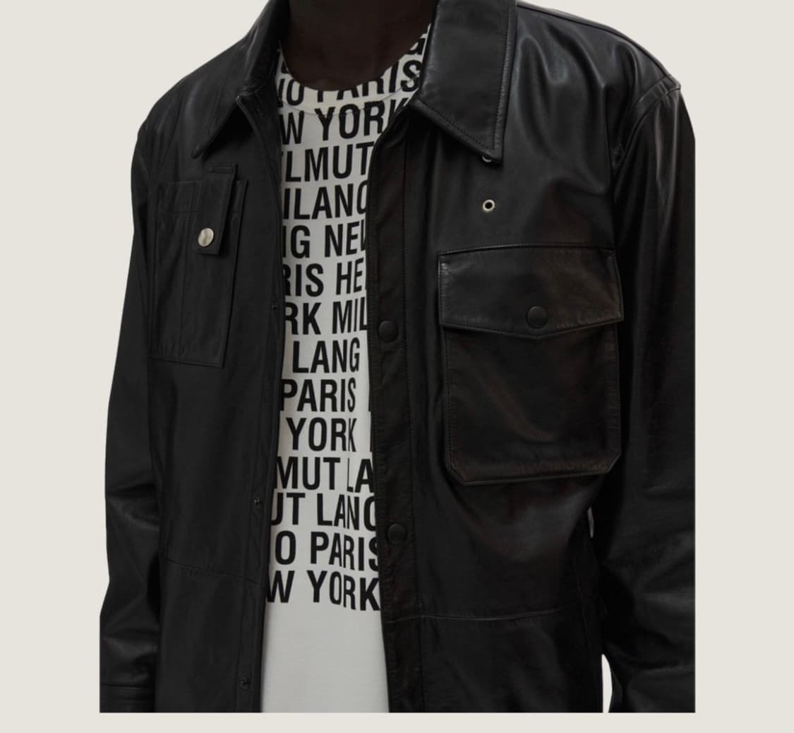 헬무트 랭 레더 자켓 L 새상품 상품이미지2