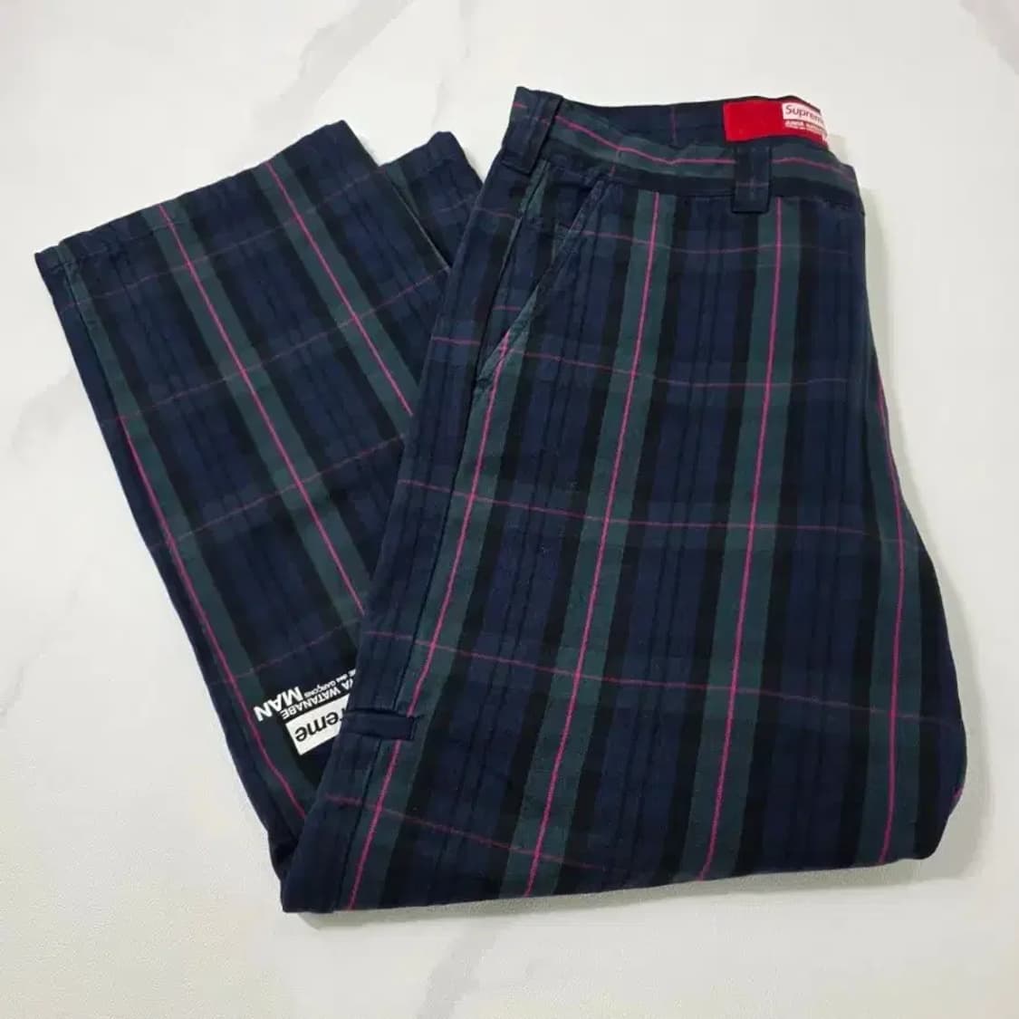 [정품] 슈프림 x 준야와타나베 CDG 프린티드 워크 팬츠 34 상품이미지4