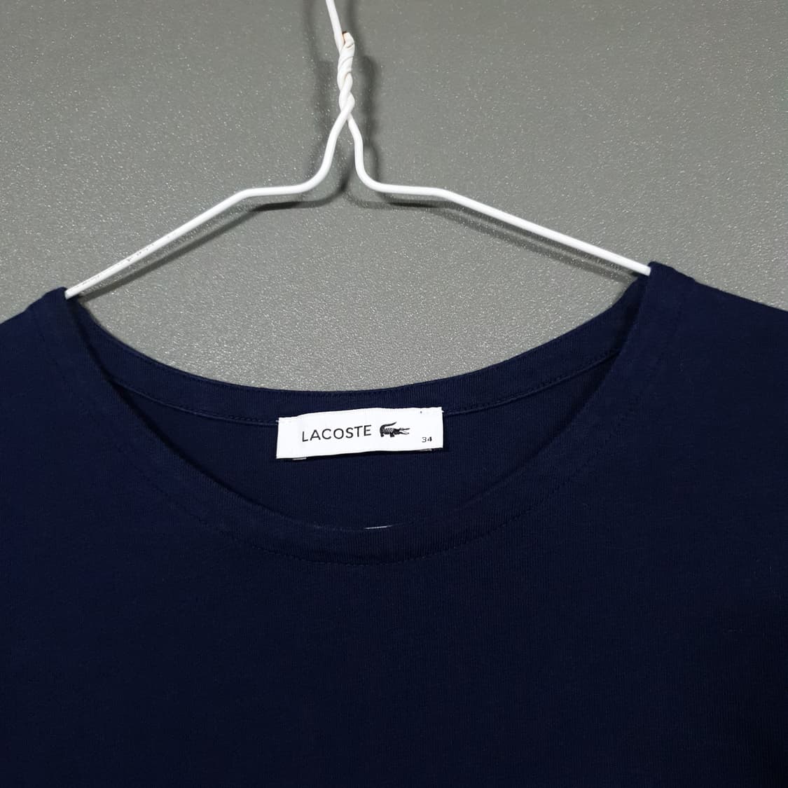 여성 44) 라코스테 신형 멀티 크록 라운드넥 반팔 티셔츠 다크네이비 상품이미지4