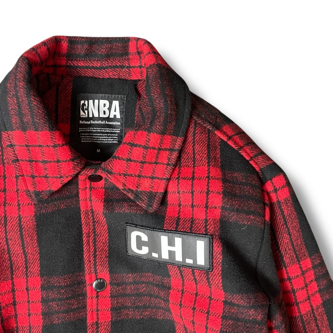 NBA 시카고불스 체크 누빔 점퍼 자켓 M 상품이미지3