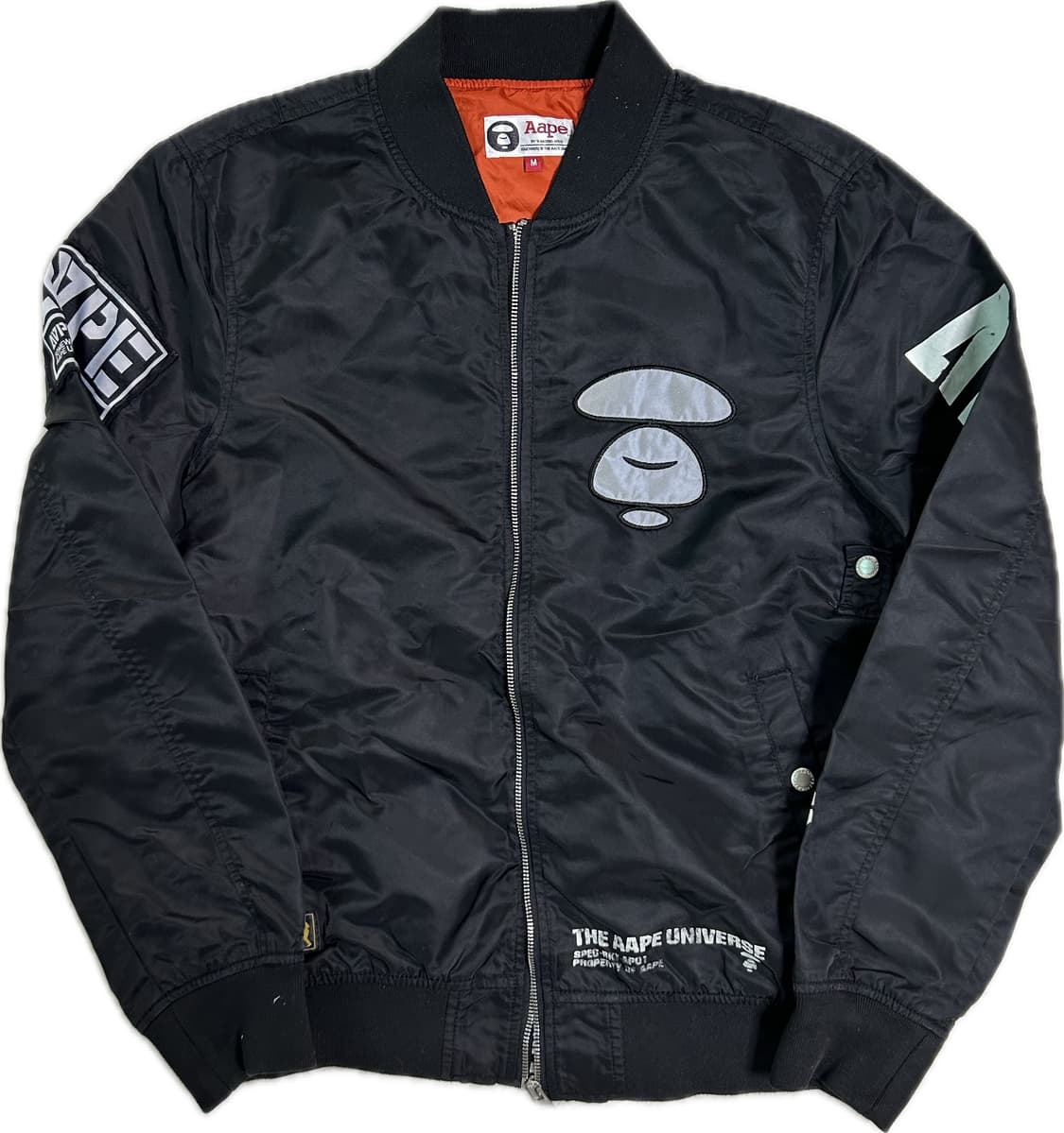 00s 베이프 에이프 ma-1 봄버 자켓 상품이미지1