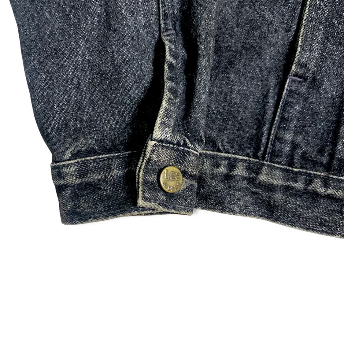 [L] 80s Lee denim black jacket 상품이미지4