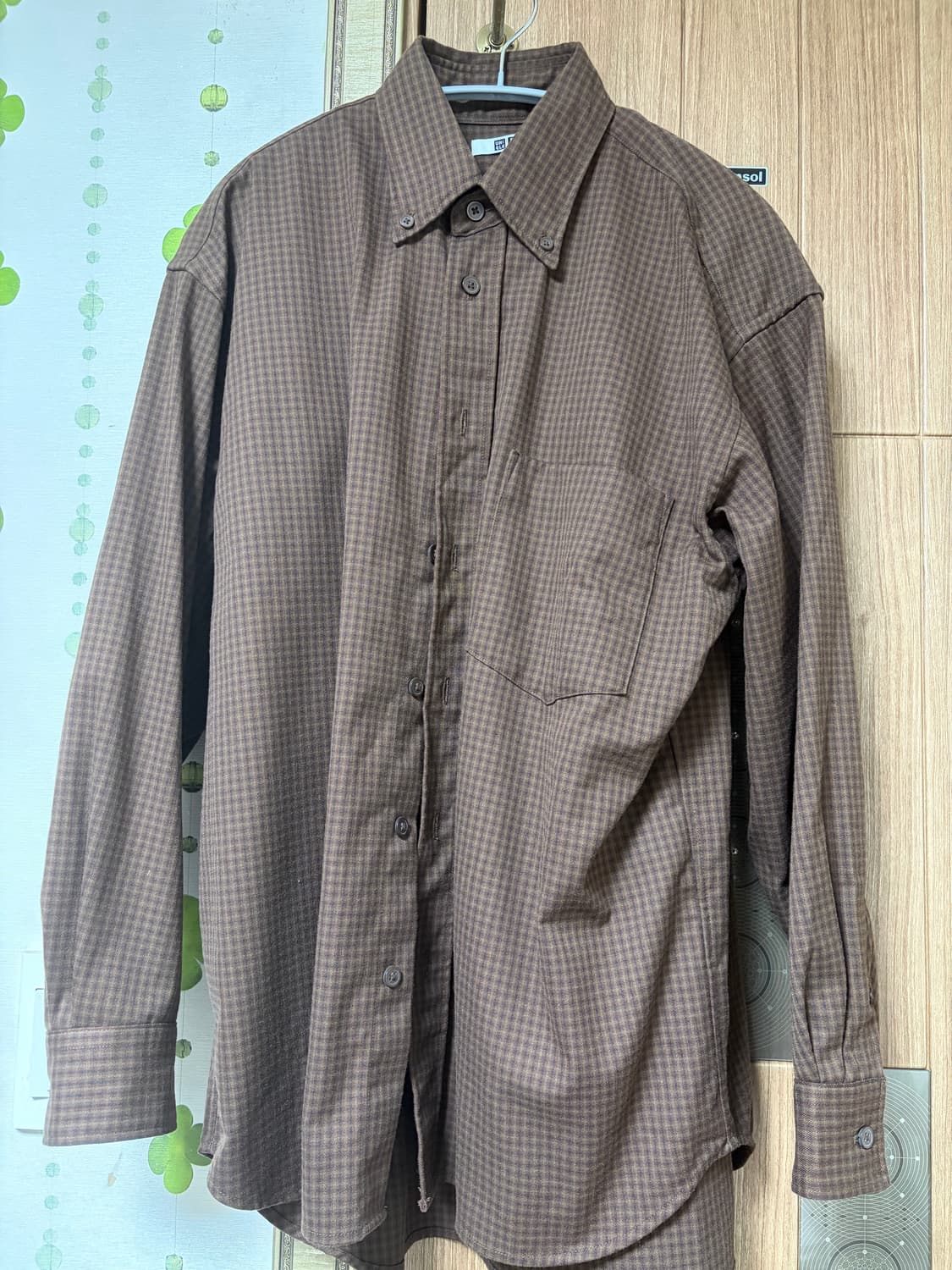 유니클로 u 르메르 체크셔츠 상품이미지1