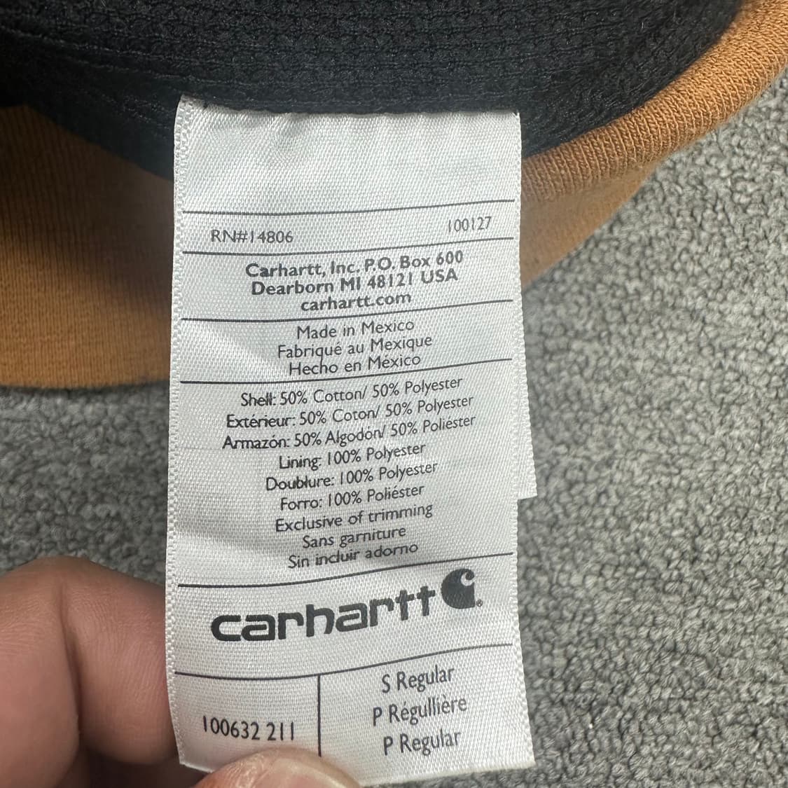 칼하트 써멀 후드집업 상품이미지4