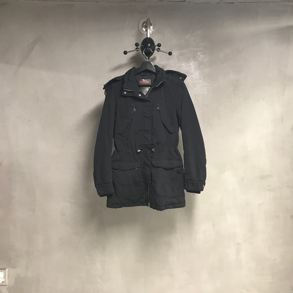 프라다 블랙 코트 44(W) 상품이미지1