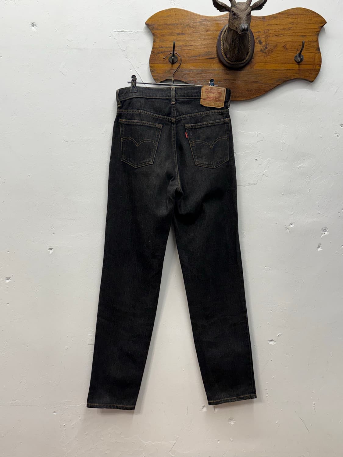 90s Levi's 616 Straight Black Denim Pant 상품이미지2