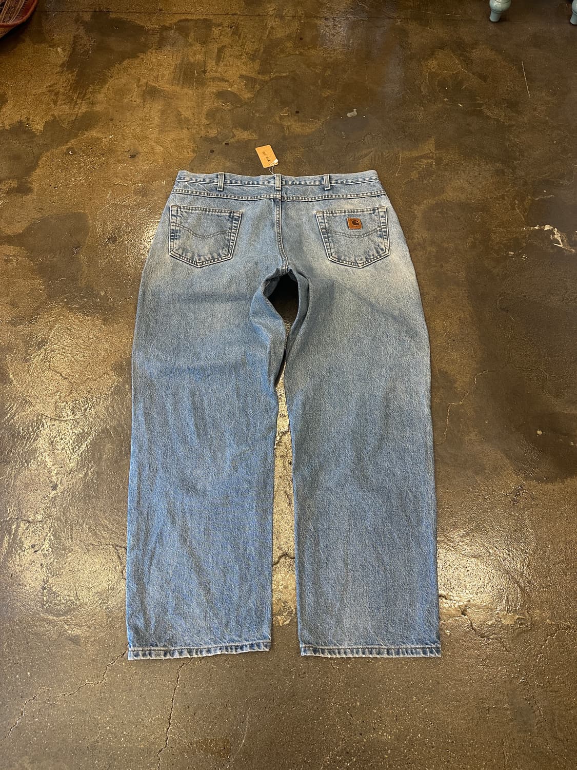 Carhartt 칼하트 Loose Fit 루즈핏 데님팬츠 40x32 상품이미지2