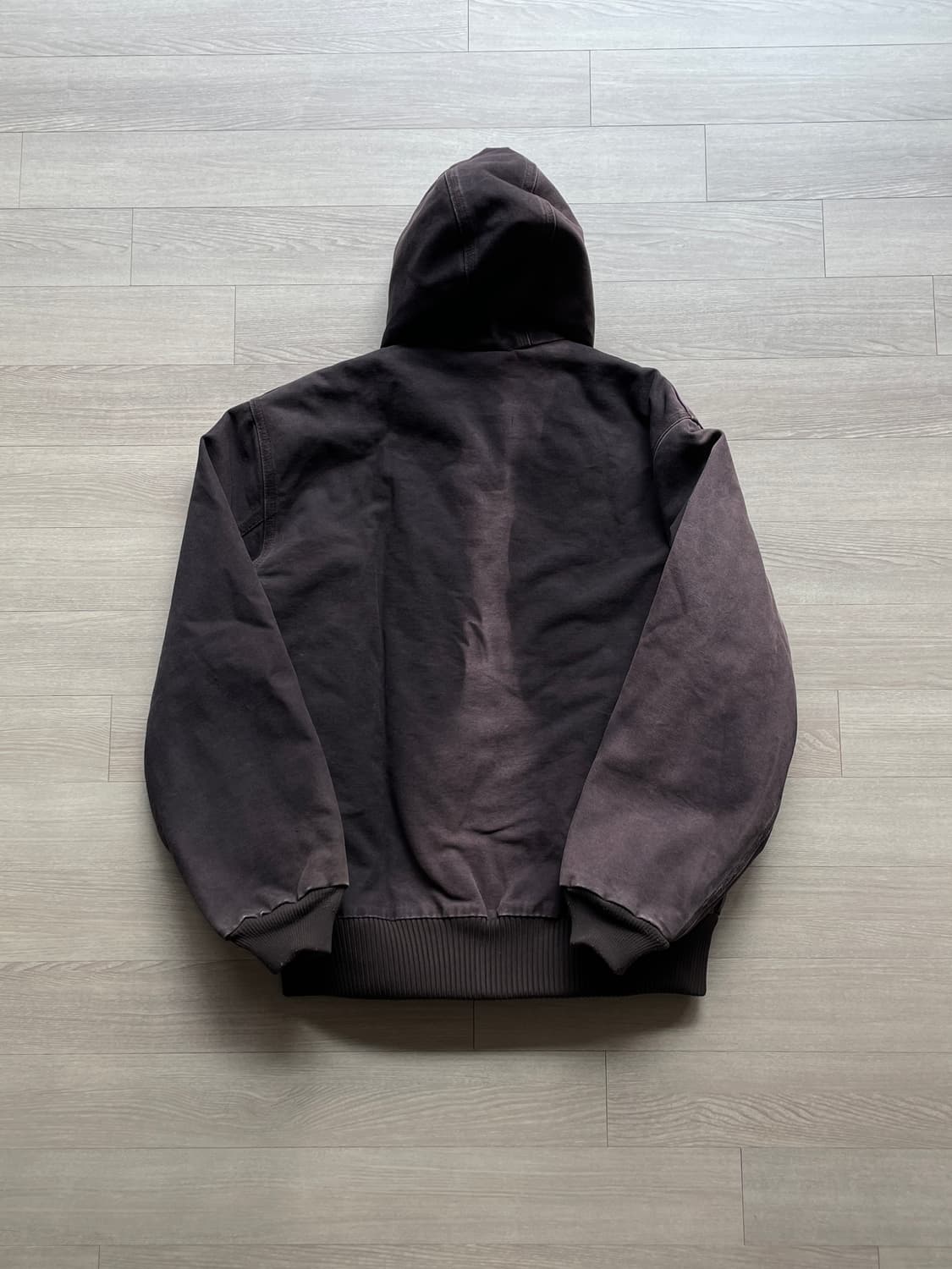 칼하트 j130 DKB 선페이딩 다크 브라운 액티브 자켓 샌드스톤 상품이미지3