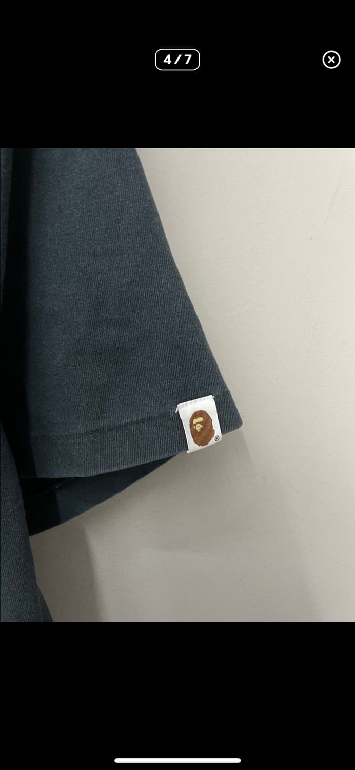 베이프 카모플라쥬 빅 에이프 헤드로고 반팔 A3134 상품이미지4