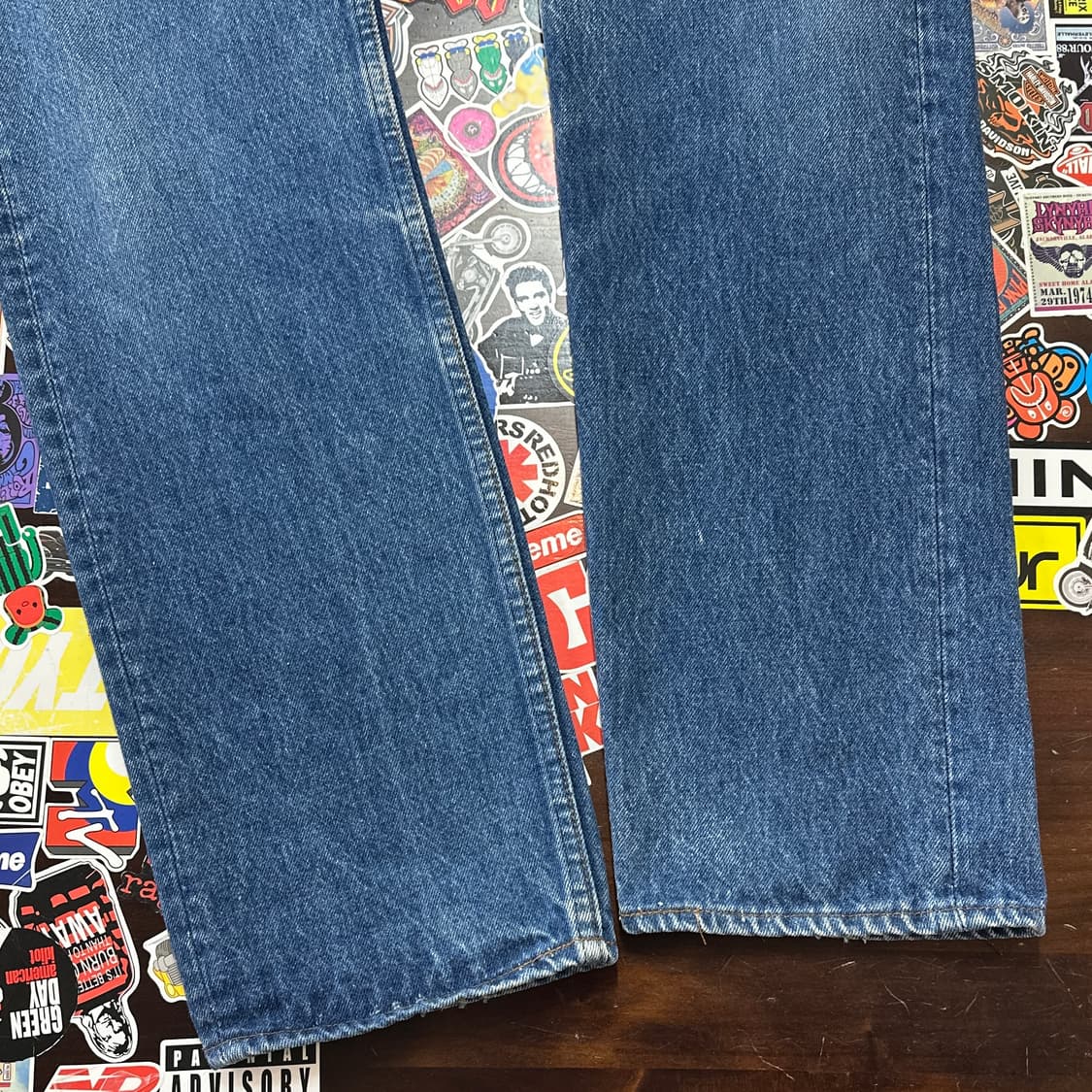 80s USA 리바이스 501 STF 블루 진 데님 팬츠 30 상품이미지5