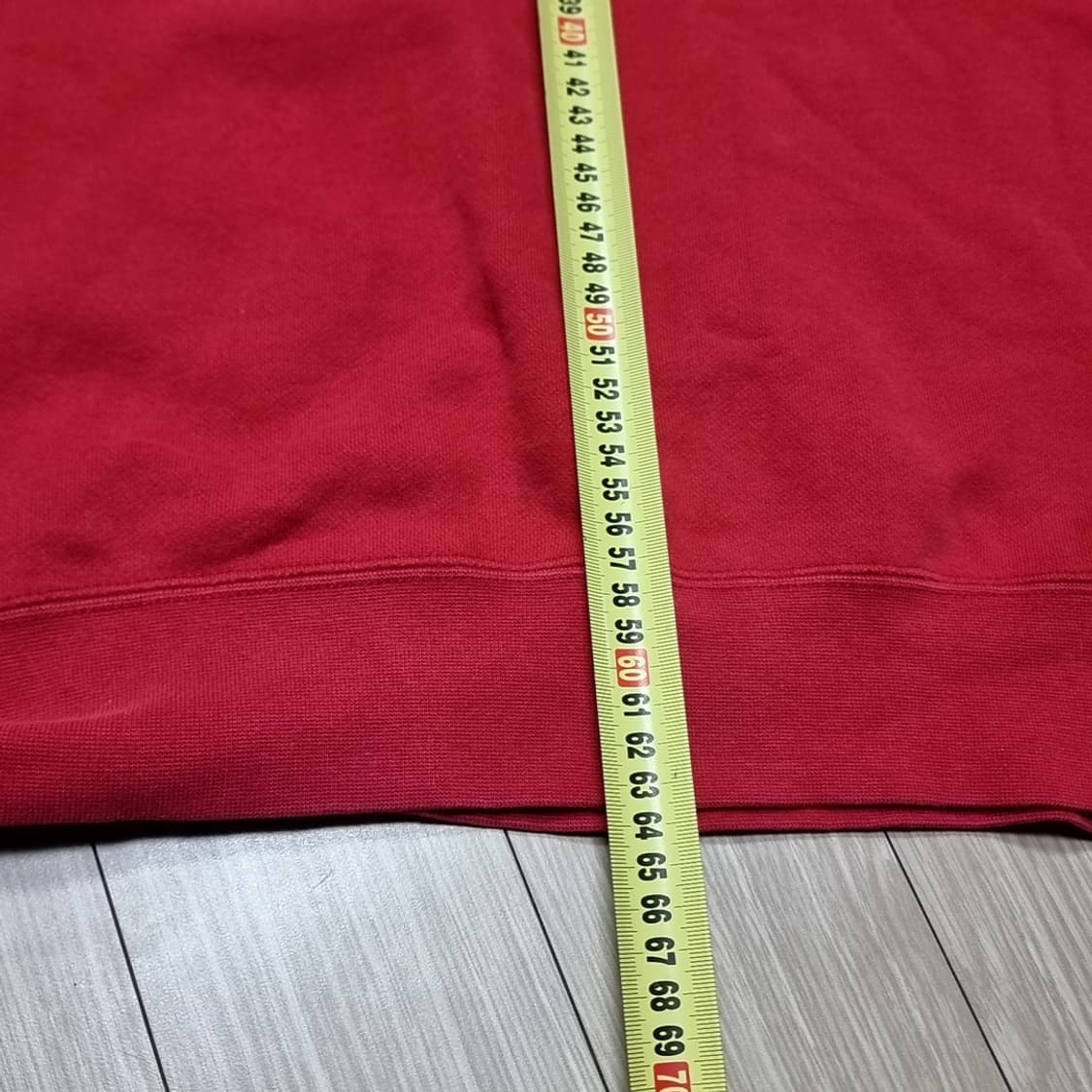 일본제 80s 나이키 스우시 레드 맨투맨 티셔츠(L) 상품이미지8