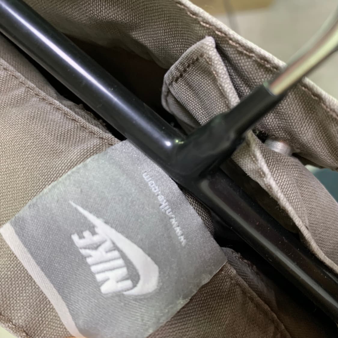 나이키 디테일 부츠컷 팬츠 M 카키그레이 y2k 00s 아메카지 고프코어 상품이미지8