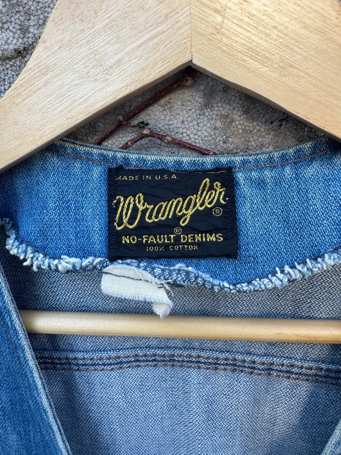 70~80s 랭글러 빈티지 웨스턴 데님 베스트 조끼 상품이미지4