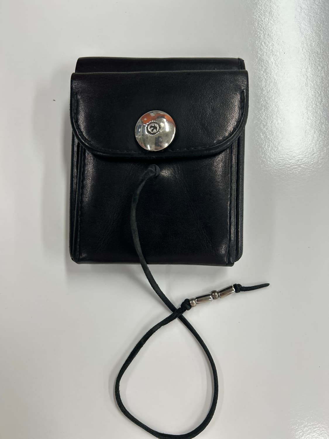 goros 고로스 새들레더 블랙 이글 콘초 반지갑 상품이미지5