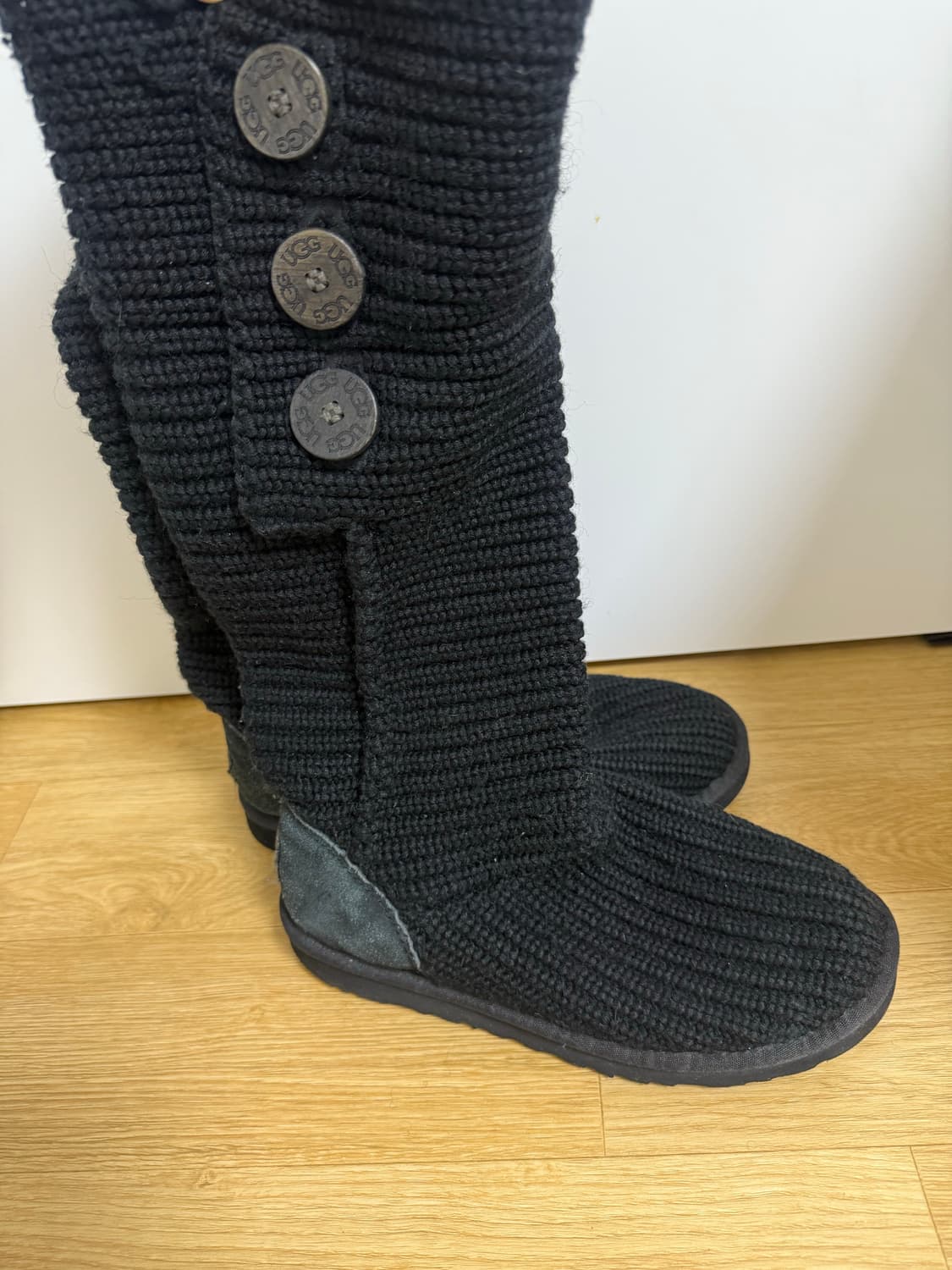 어그 니트 카디 니트 부츠 블랙 250 상품이미지3