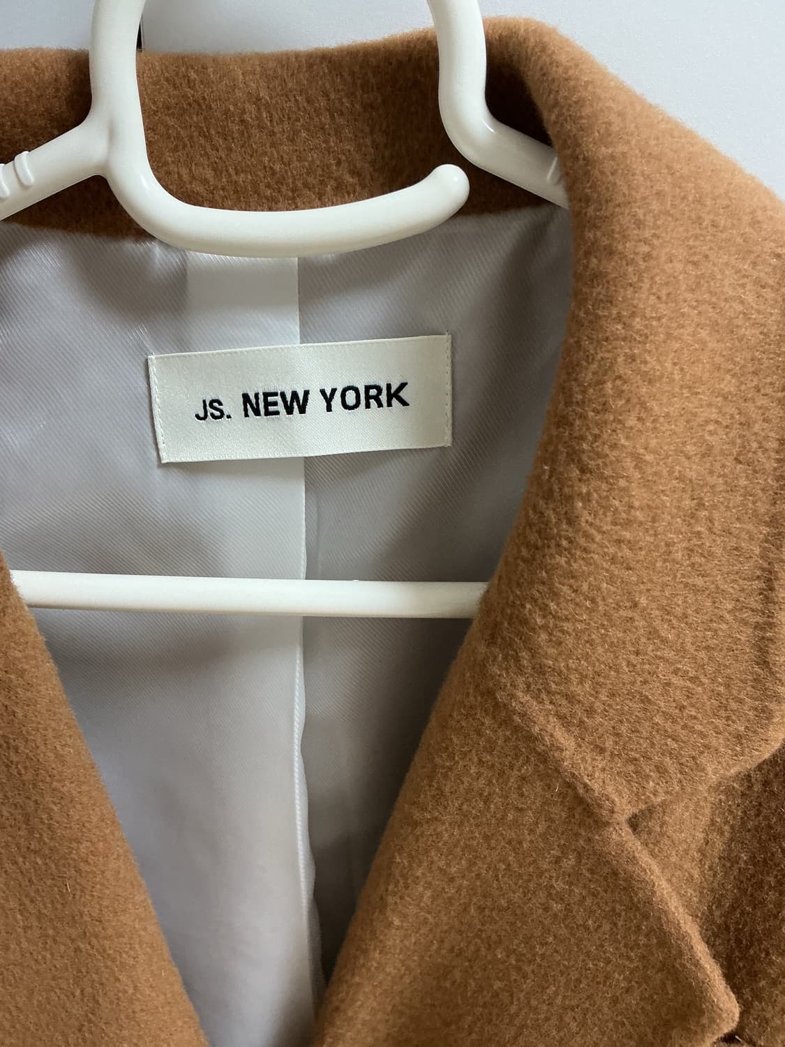 Js뉴욕 브라운 벨트 울 코트 상품이미지3