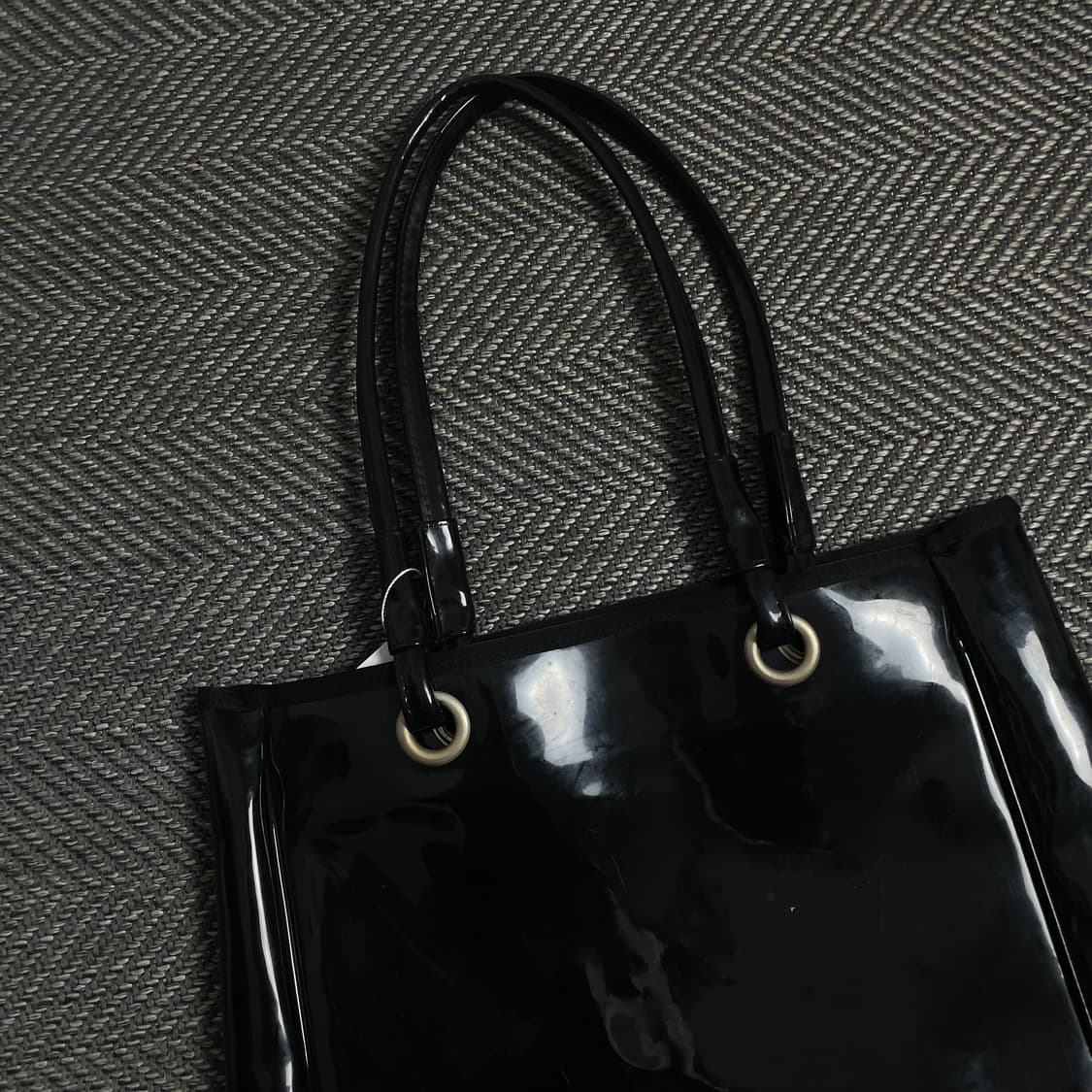 닥터마틴 코팅 글로시 토트백 블랙o 3969 상품이미지3