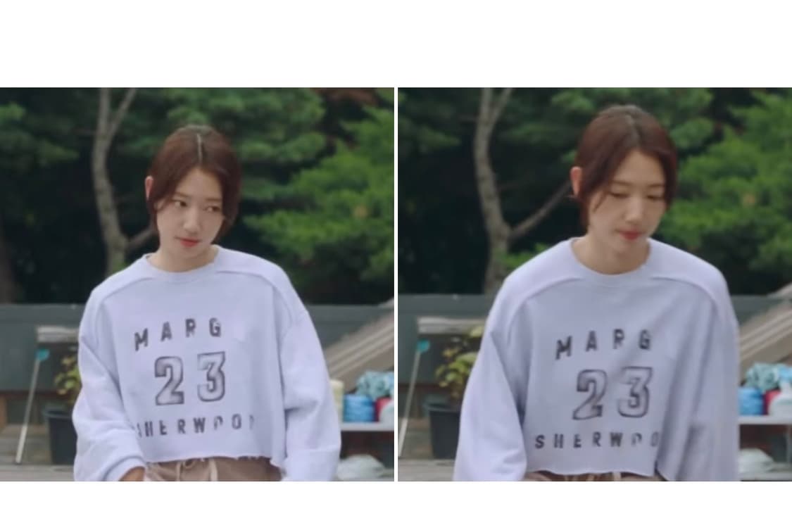 새상품 마지셔우드 크롭 스웻셔츠 상품이미지1