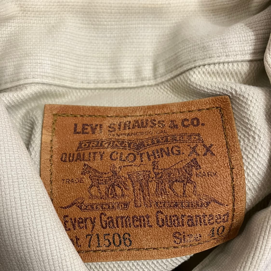 N192 리바이스 트러커 자켓 빈티지 71506 상품이미지3