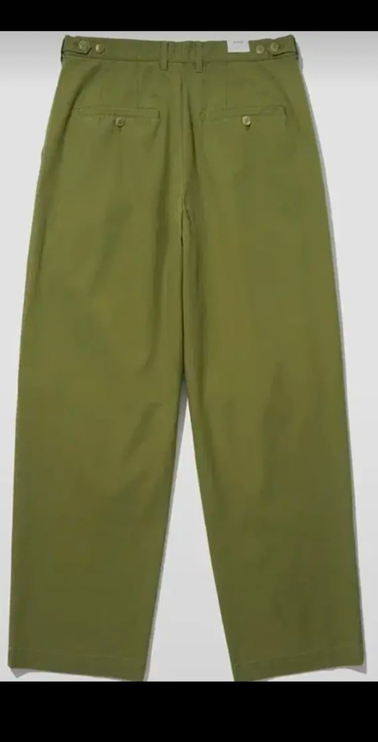 셔터 빈티지 워시드 턱 치노 팬츠 피그린 M 상품이미지6