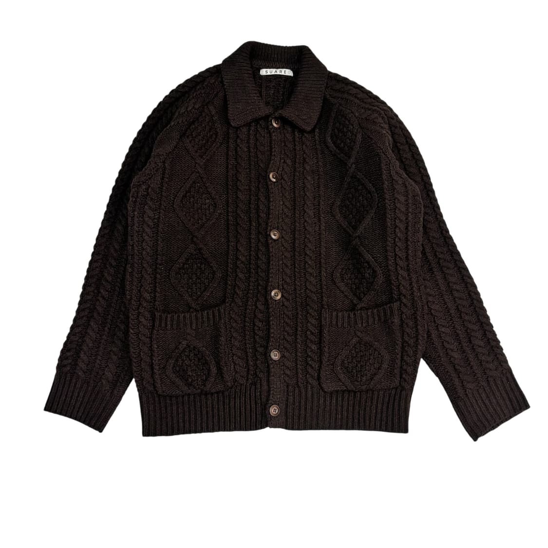 수아레 에어울 아란 니트 가디건 상품이미지1