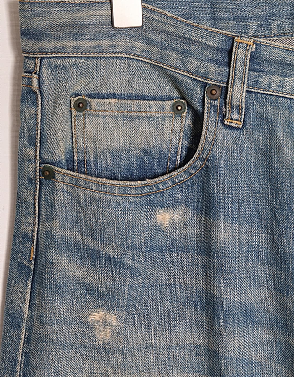  ELFORBR Damage Selvedge Denim Pant (30) 상품이미지3