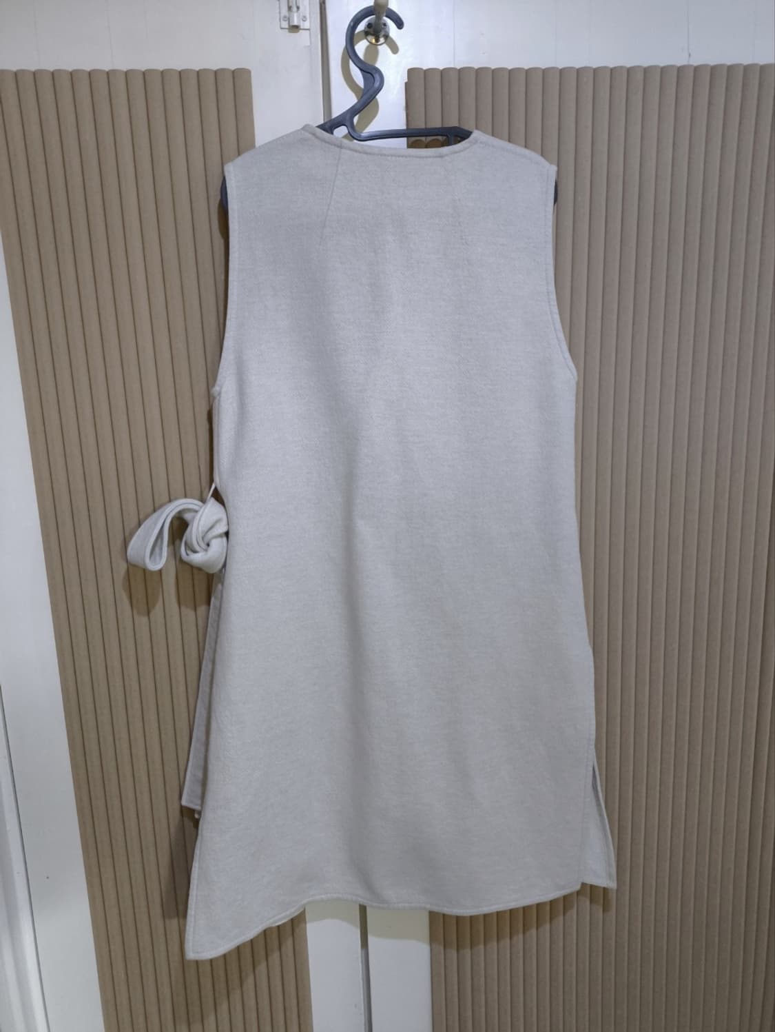 82 한섬 시스템 벨티드 베스트 양모 혼방 상품이미지4