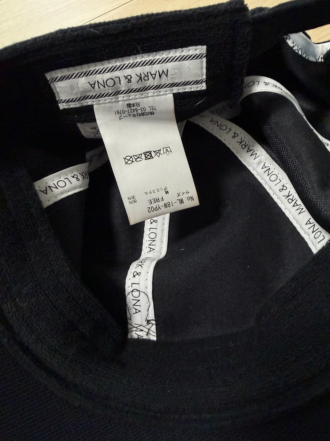 마크앤로나 블랙 볼캡 모자 상품이미지4