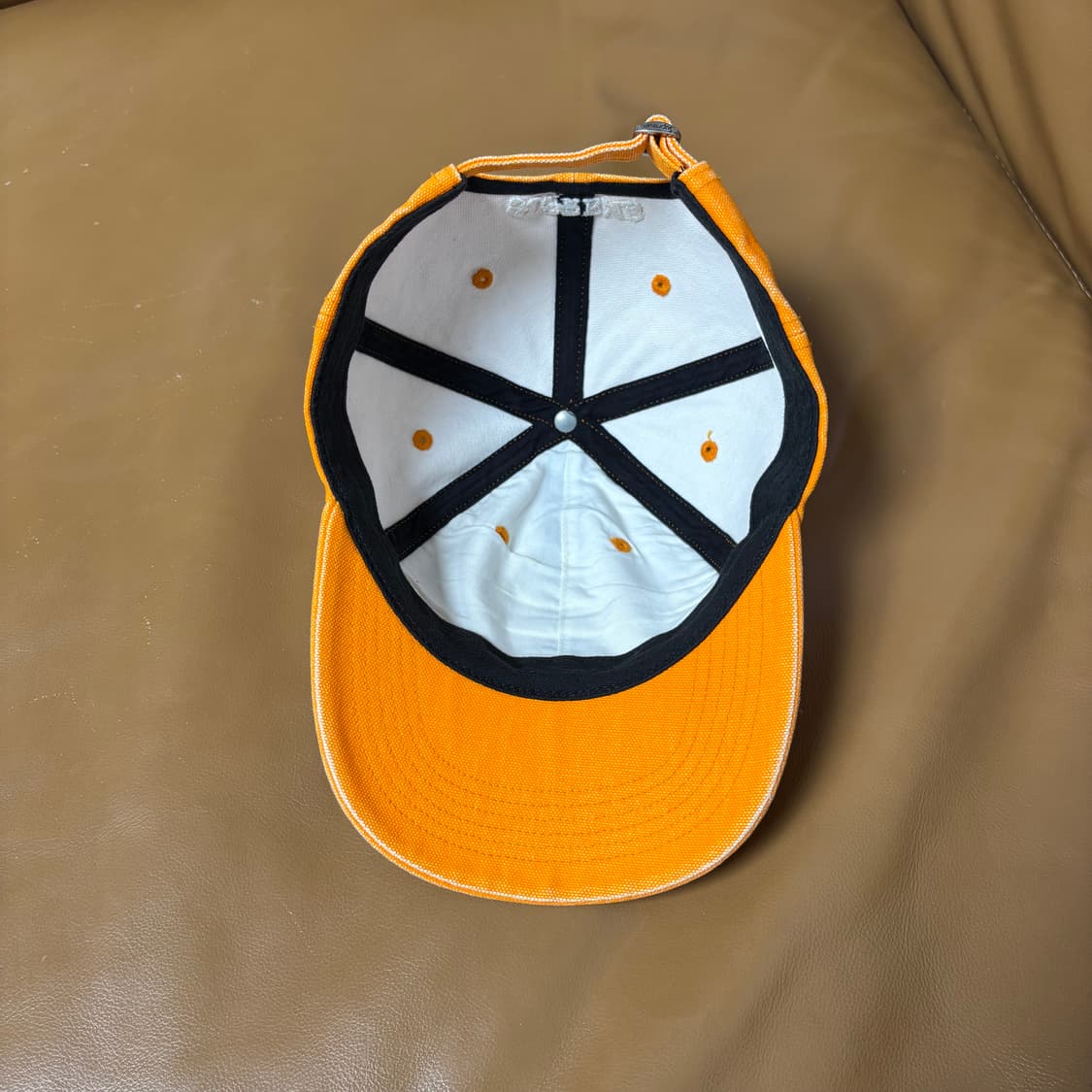 슈프림 S로고 6패널 볼캡 모자 피그먼트 오렌지 상품이미지6