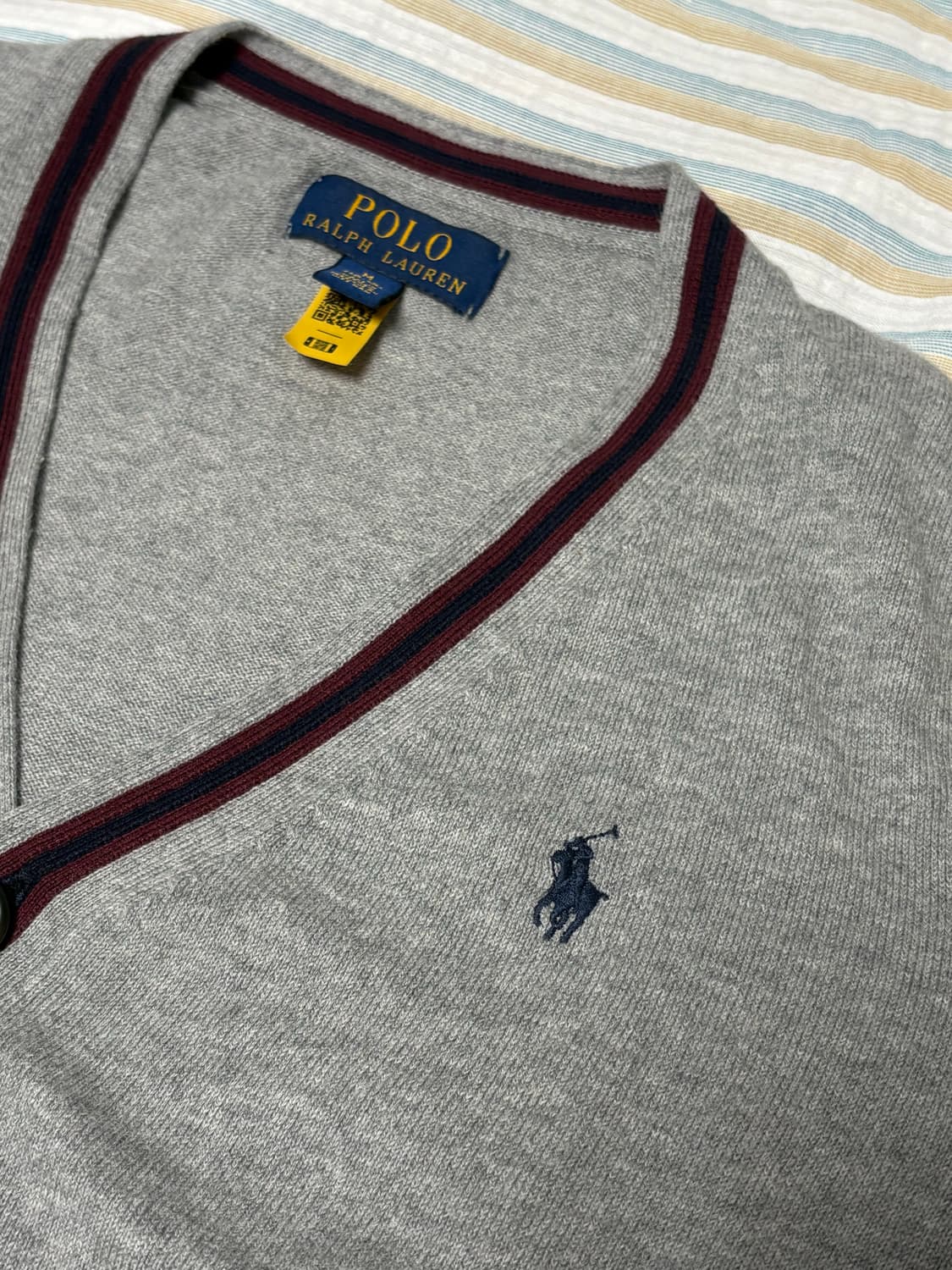 Polo Ralph Lauren 남아 주니어 크리켓 피마 가디건 M 상품이미지3