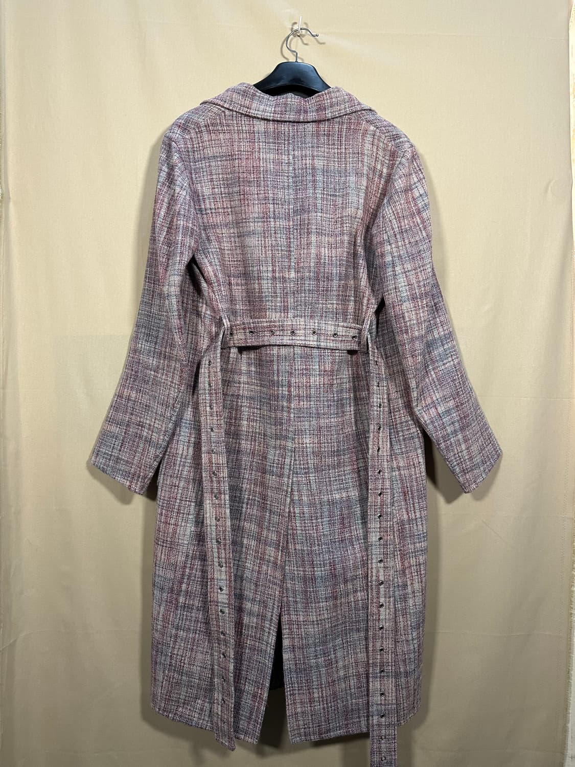 셀린느 울 실크 체커 전지현 코트 처분  상품이미지2